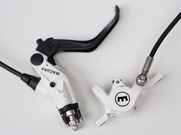 White Magura MT4 Hydraulic MTB Disc Brake