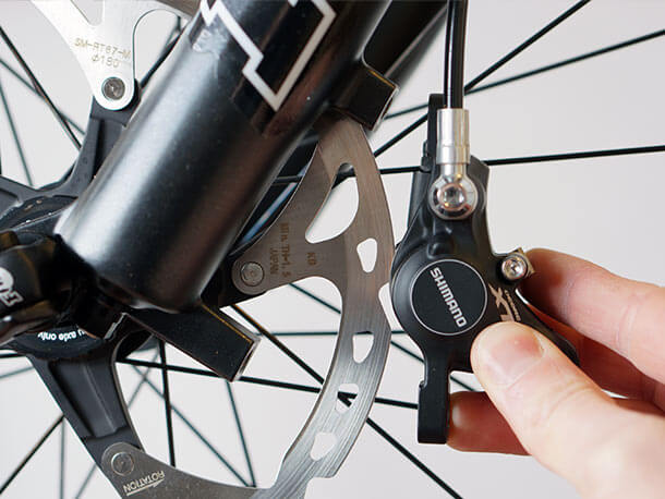 Removing Shimano XT brake calliper