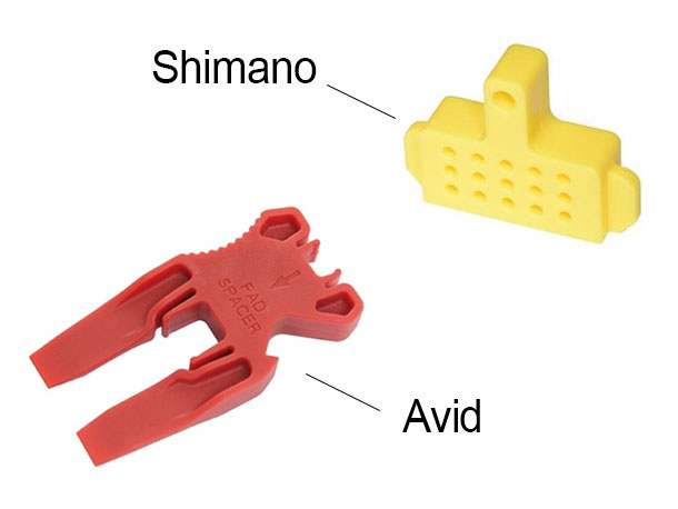 Avid and Shimano MTB brake bleed blocks